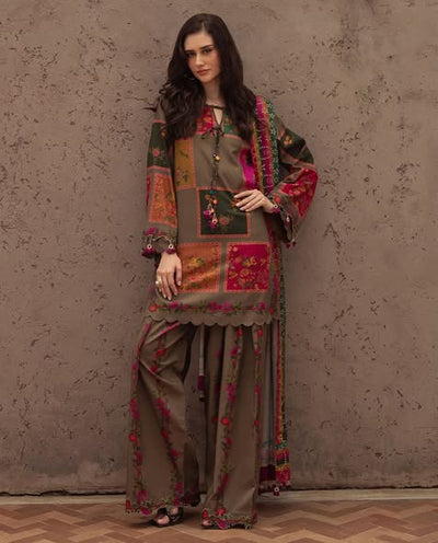 Shamoze Silk Digital Print 3PC Dress