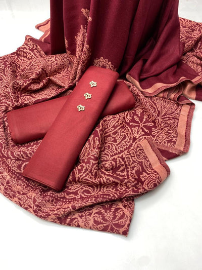 Pashmina wool Jaquard