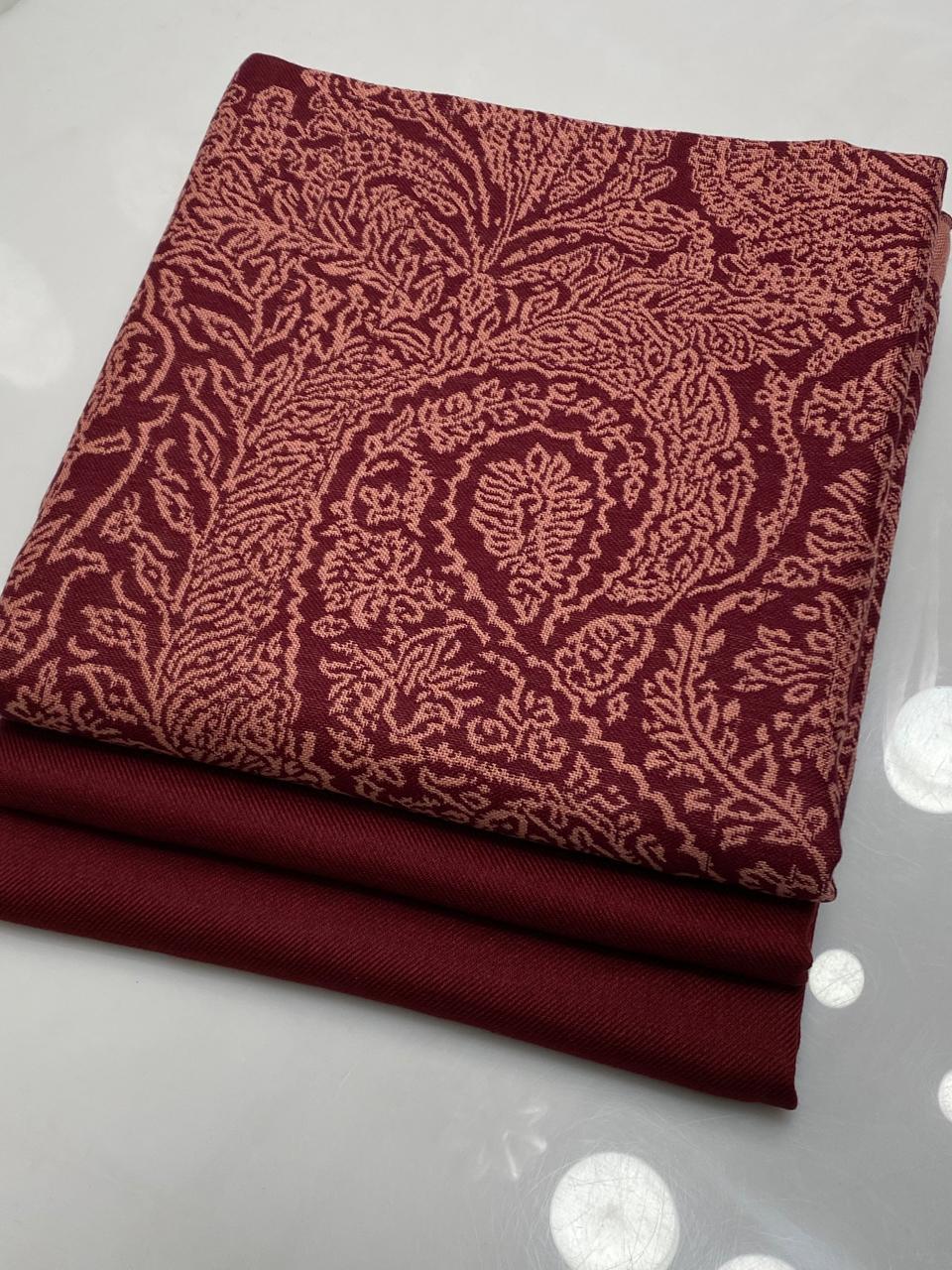 Pashmina wool Jaquard