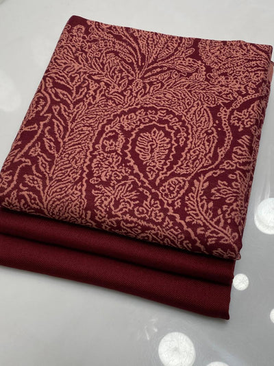 Pashmina wool Jaquard