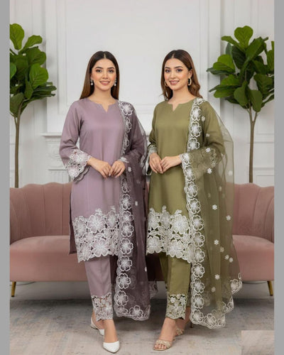 Embroidery Shirt With 2 Ton